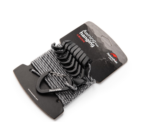 Naturehike Clothesline Outdoor Camping Travel Outdoor Hanging Clothes Rope Fixed Buckle Hook