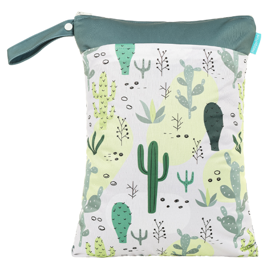 Happyflute Wetbag For Baby Diapers Nappies Waterproof Reusable Diaper Bag With Two Zipper 30cmx40cm S3