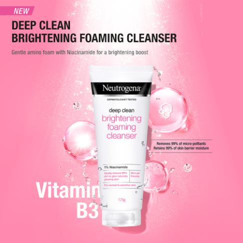 Neutrogena Deep Clean Brightening Foaming Cleanser 40G
