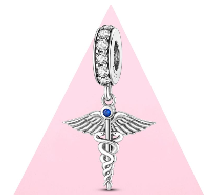 St Pauls Church Airplane Charm 925 Sterling Silver Beads