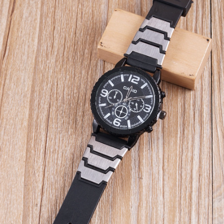 Sport Unisex Student Rubber Analog Watch