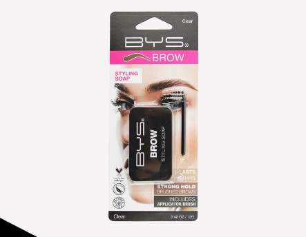 BYS Brow Styling Soap Tin with Brush Clear