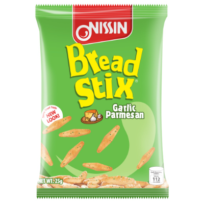 Nissin Bread Stix Garlic Parmesan 25g