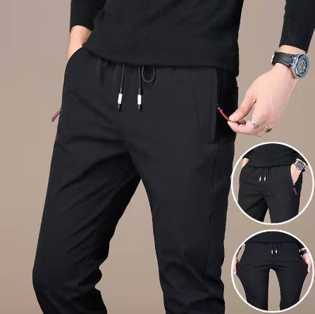 Stretch Comfort Casual High Waist Men's Classic Casual Fashion Sports Pants