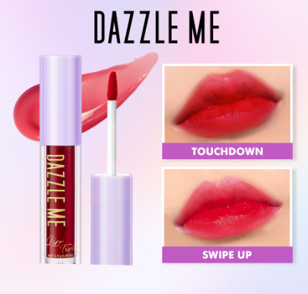 DAZZLE ME Ink-Licious Liptint - Long Lasting Smudge Proof Liptint Lip and Cheek Tint Lip Stain