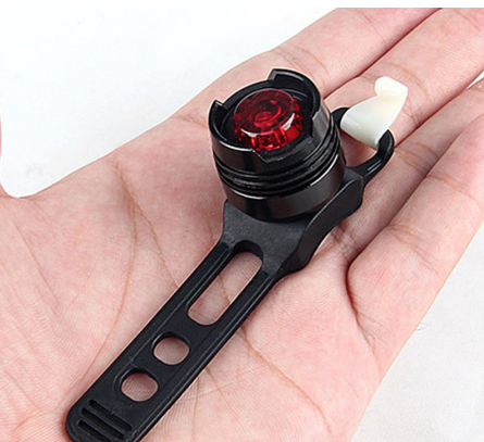 Waterproof Bike Bicycle Rear Tail LED Helmet Cycling Flashlight Safety Warning Lamp Cycling Safety Warning Light