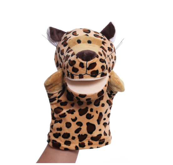 Animal Hand Puppet Cartoon Plush Toys Educational Pretend Telling Story Doll Kid Gifts D19