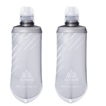 Aonijie 170Ml Energy Refillable Flask For Sports Nutrition Gel Collapsible Trail Running Soft Gel, Water, Electrolytes And Sd23