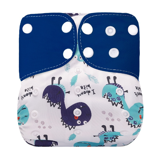 Ready Stocks Waterproof Reusable Digital Printed One Size Pocket Cloth Diaper S24