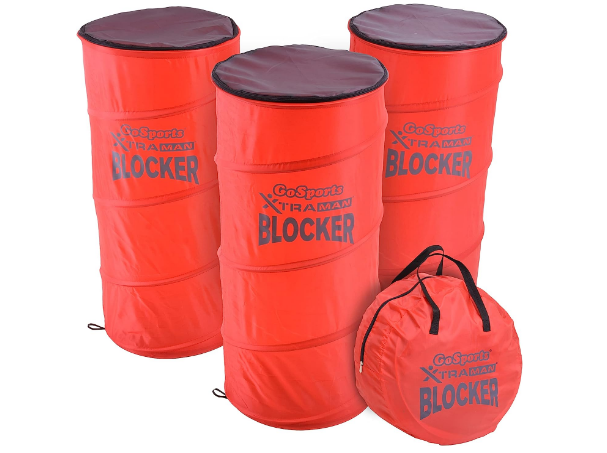 GoSports XTRAMAN Blocker Pop-Up Defenders 3 Pack - Safely Simulate Defenders for All Major Sports - Basketball, Soccer, Football and More