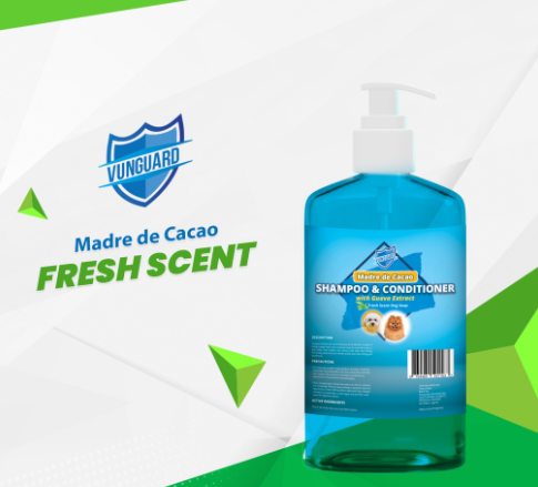 MADRE DE CACAO PET SHAMPOO AND CONDITIONER FRESH SCENT - 1L PUMP