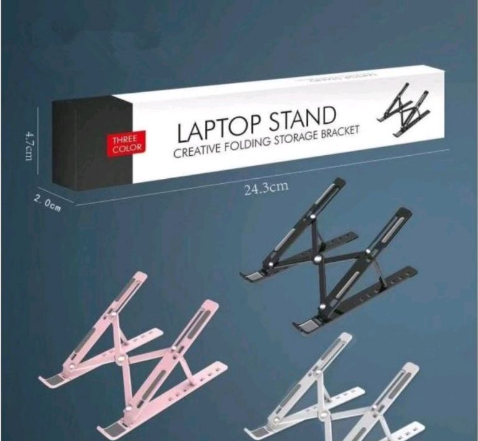 laptop Stand Portable Hands Free ABS Adjustable Foldable Laptop Desk Stand P6