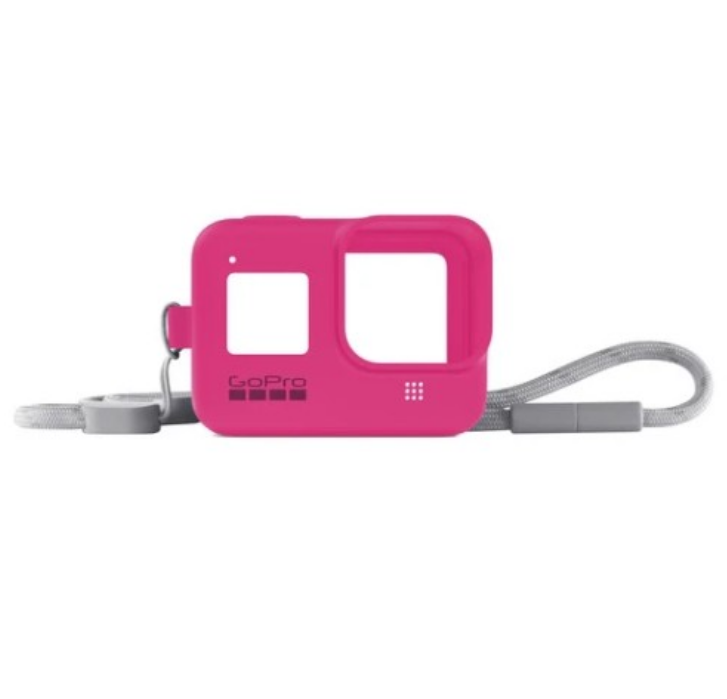 GoPro Hero 8 Silicon Case Sleeve + Lanyard for GoPro Hero 8 Pink