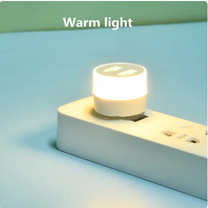 USB Mini Light Plug And Play Usb Gadgets Hub 2Ports Gift ,Small Book Lamps LED Eye Protection Reading Desk Lighting For Computer