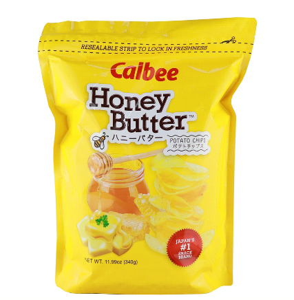 Calbee Honey Butter Potato Chips 340g