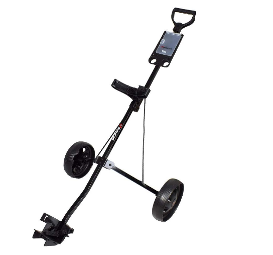 JEF WORLD OF GOLF Deluxe Steel Push Cart