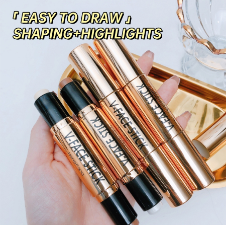 Lamuseland Double Head 2 IN 1 Concealer Highlight Shadow Face Contouring 3D Makeup Contour Corrective Pen