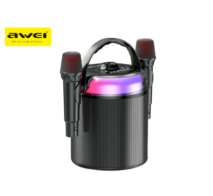 Awei Y388 20W TWS Karaoke Soundbar Hifi Wireless Bluetooth Speaker Outdoor USB Sound System