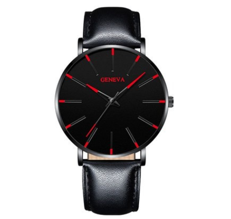 Explosive mesh belt classic dented color scale color pointer watch business men's watch simple alloy belt quartz watch M3