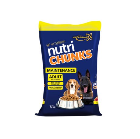 Nutri Chunks Maintenance Adult Beef 10kg