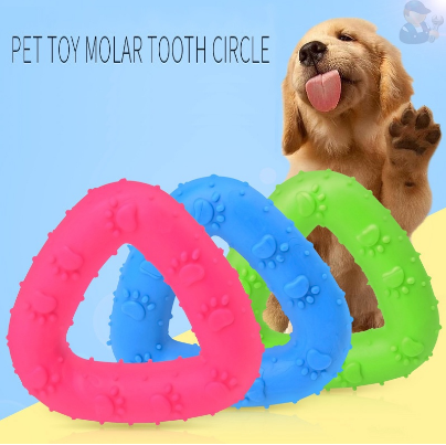 Rubber Decompression Dog Toys Chew Toys Non-toxic Fashion Durable Pet Training Products Rubber