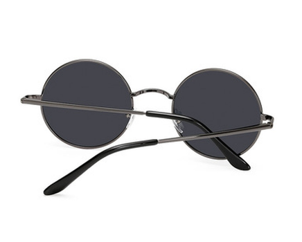 Anime Jujutsu Kaisen Cosplay Gojo Satoru Round Sunglasses Retro Glasses Black Unisex Accessories props