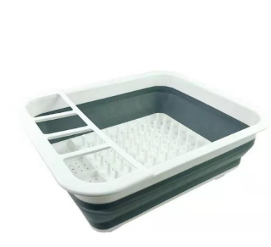 Mr.Dolphin #Kitchen Shelf Folding Drain Dish Rack