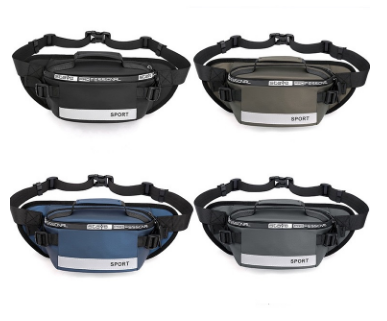 Glow in The Dark Sling Bag Bike Shoulder Belt For Men Waterproof Nylon Strip Waist Un