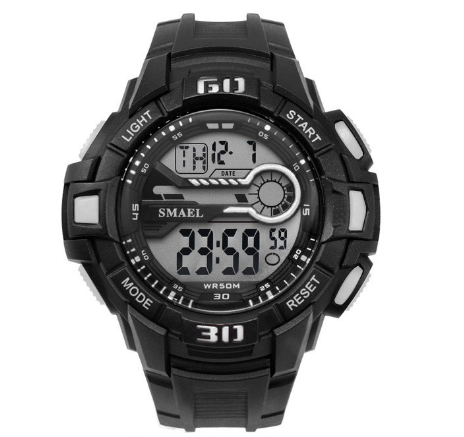 Smael Men's Sport Watch LED Electronic Wristwatch With Automatic Alarm Digital 1513 M4