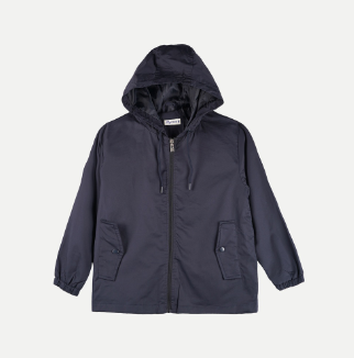 RRJ Basic Jacket for Ladies Regular Fitting Special Fabric Trendy fashion Casual Top 112311 (Navy)