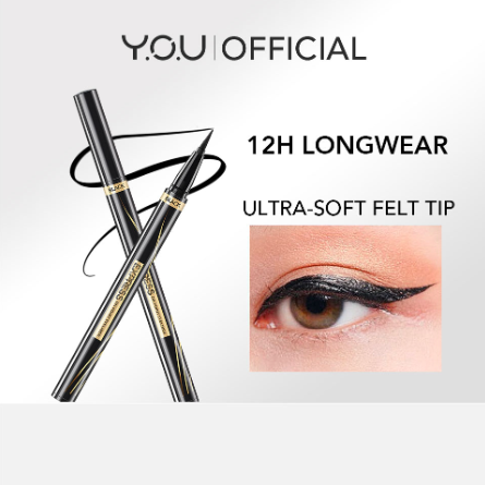 Y.O.U Express On Point Eyeliner | Liquid Eyeliner Waterproof Sweatproof Long lasting | Makeup