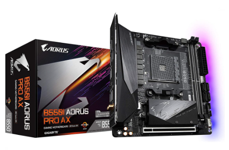 AMD RYZEN 5 3600 Processor with GIGABYTE B550I AORUS PRO AX Motherboard Bundle