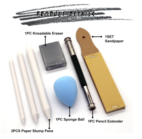 SeamiArt Sketch Tool Set For Art Painting Sketch School Student Stationery