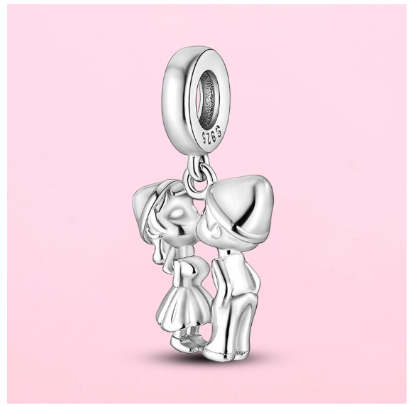 Silver Robot Cat Mummy Rocking Charm Beads for Original Pandora Bracelet Necklace DIY Women's Jewelry Gift 0020