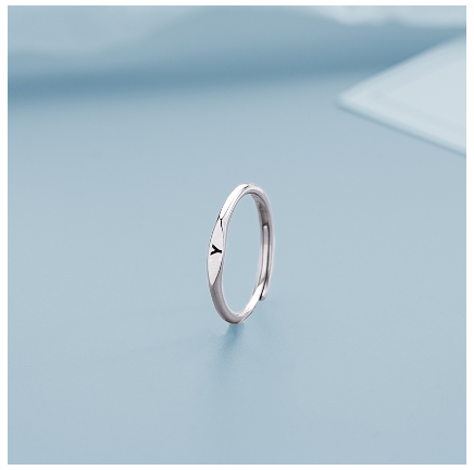 Fashion 925 Silver 26 A-Z Initial Letters Open Ring Birthday Jewelry Adjustable Gift For Women