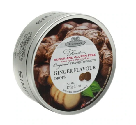 Simpkins Sugar Free & Gluten Free Ginger Drops 175g