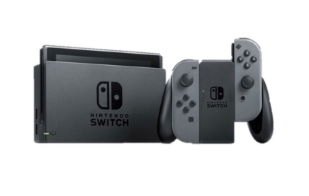 Nintendo Switch with Gray Joy‑Con
