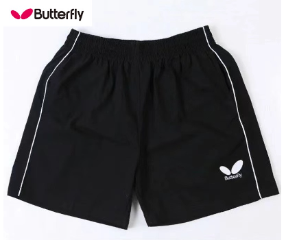 Butterfly Table Tennis Uniform Men's and Women's Sports Shorts Elastic Cotton Fitness Running Shorts