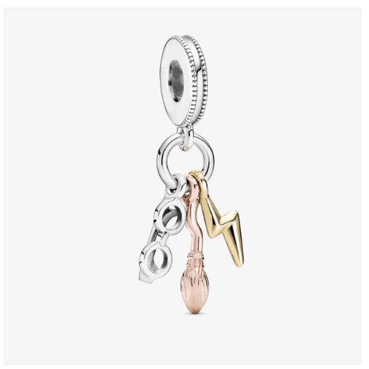 Turtle 925 Silver Pandora Dangle Charm Three In One Pendant Decoration For Bracelet Dream Catcher Beads S33