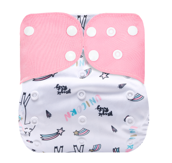 Ready Stocks Waterproof Reusable Digital Printed One Size Pocket Cloth Diaper S27
