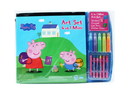 Peppa Pig 4 in 1 Mini Art Set