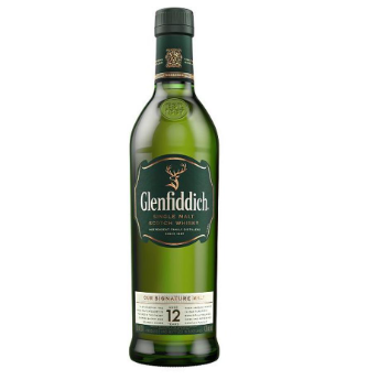 Glenfiddich 12 Years Old Single Malt Scotch Whisky 700ml