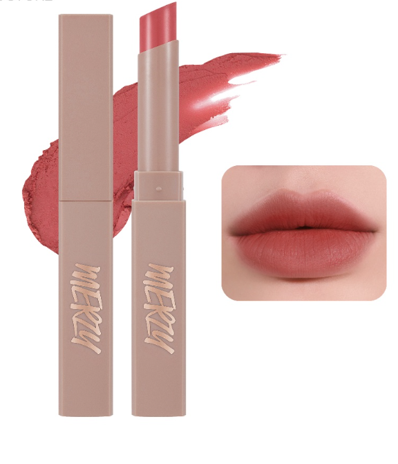Merzy Academia Cotton Lipstick AL1 Aesthetic Plum