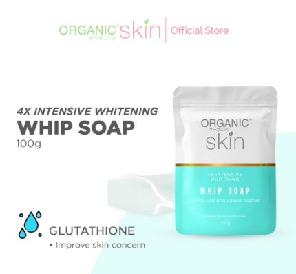Organic Skin Japan 4x Intensive Whitening Whip Soap (100g)