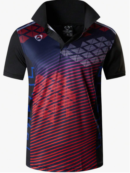 1pc 's Sport Paul Shirt, Quick Dry Polo Tee For Tennis, Golf, Bowling Spring Tops