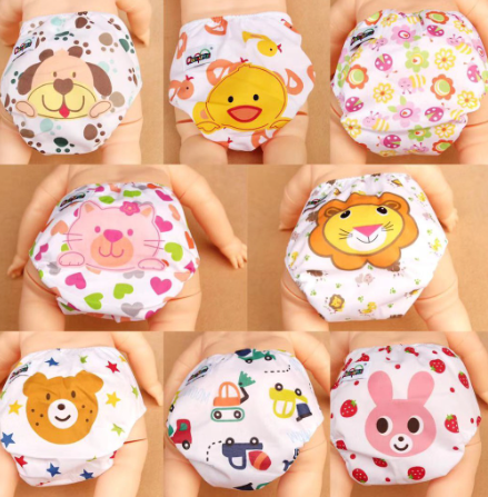 Washable Diaper Adjustable Cloth Diaper Baby Shorts Newborn Diaper Training Shorts