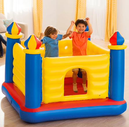 INTEX 48259 Castle Jumping Fun Children S Inflatable Trampoline Bounce Pool Naughty Castle