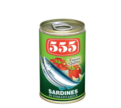 555 Sardines in Tomato Sauces 155g