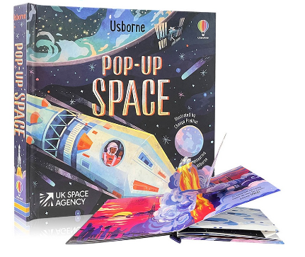 Usborne Pop Up Space 3D Flap Picture Books for Kids Children Education English Bedtime Reading Book