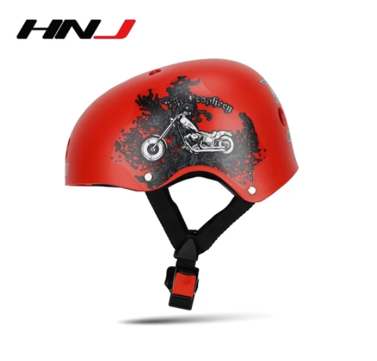 HNJ MOB-AA W-D Motorcycle Bike Nutshell Helmet Open Face Skateboard Helmets HNJ20